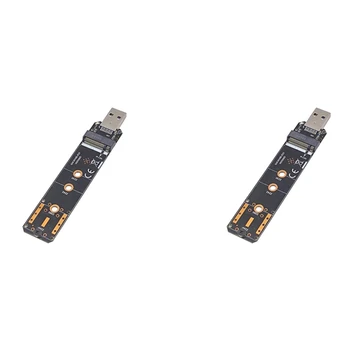 2X USB3.2 GEN2 10Gbps Na NVME Protokol M. 2 Pevného Disku Políčko Port Realtek RTL9210 Otváranie Karty