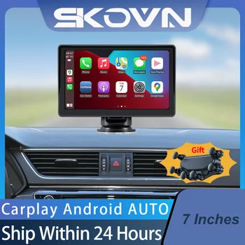 7 palcový IPS Univerzálny 5GWIFI Auto Rádio Multimediálny Prehrávač Videa, Bezdrôtových Carplay Bezdrôtový Android Auto Dotykový Displej Bluetooth 5.0