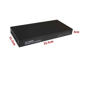 8 Kanálov video editor, 8-Port USB, HD-MI KVM Prepínač Video Converter, HD video encoder Pre Živé Vysielanie