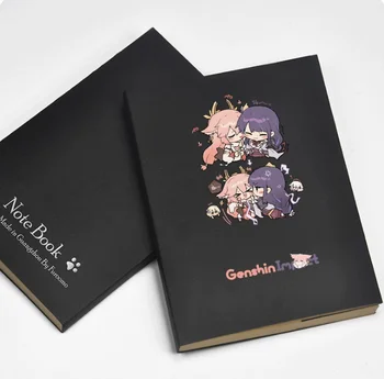 Anime Genshin Vplyv Yae Miko Denník Školy Notebook Papier Agendy Plán Planner Sketchbook Darček Pre Deti Notebooky 1961