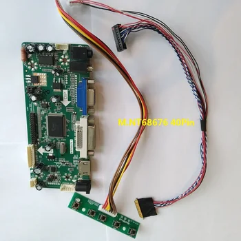 audio LVDS DVI HDMI VGA LCD radič zabudovaný LED M. NT68676 DRŽIAK pre LP133WH2-TLF1 1366*768 monitor panel karty kábel 40pin