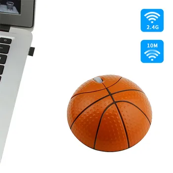 Bezdrôtová Optická Šport Pre Notebook Basketbal Myší Ergonomické 3D Basketbal Myši Prenosné Office Zábavy Príslušenstvo