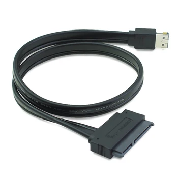 CY Xiwai Duálne Napájanie 12V 5V eSATAp Power ESATA, USB 2.0 Combo SATA 22Pin Kábel pre 2.5