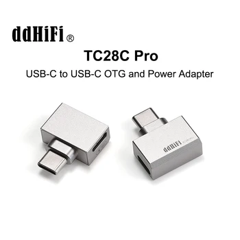 DD ddHiFi TC28CPro USB-C, USB-C OTG a Napájací Adaptér pre Android Telefón, iPad, PC, Umožní Vychutnávať Hudbu, Zatiaľ čo Nabíjanie