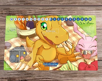 Digimon Duel Playmat CCG DTCG Mat Agumon TCG Trading Card Game Podložka protišmyková Podložka pod Myš Stôl Tabuľka Mat Pad Mousepad 60x35cm