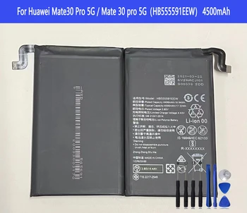 HB555591EEW Batériu Pre Huawei Mate30 Pro 5G / Mate 30 pro 5G Opravy Časť Pôvodnej Kapacity Batérie Telefónu Bateria
