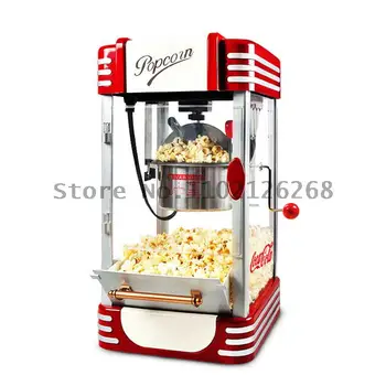 Komerčné Full-automatické Popcorn Stroj Ručné Mini Detí Popcorn Stroj Lopta typu Domácnosti Obilnín Stroj
