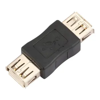 Kvalitný USB 2.0 Typ Ženy, na Ženy, Spojka USB Adaptér Konektor F / F Prevodník Aplikácie Osvetlenie v Teplej Predaj