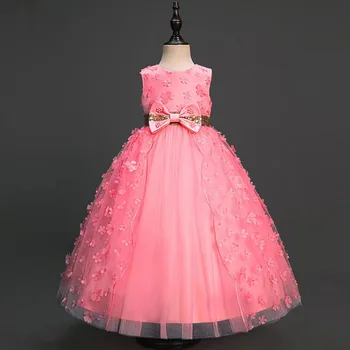 Kórejský detské Oblečenie 2023 Jar Vestidos Župan Princesse Fille Formálne Príležitosti Šaty Deti Šaty pre Dievčatá Vestidos