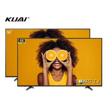 lacné ceny qled smart televízie 50 55 palcový Android 4k LED smart tv
