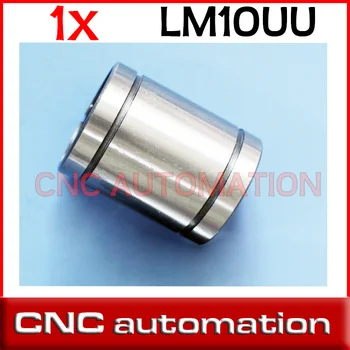 LM10UU 10 mm hriadeľ Priechodky, CNC lineárne guľkové ložisko 10X19X29mm