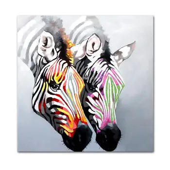 Mintura,Handpainted Abstraktné Zebra Zvierat, Olejomaľba Na Plátne,Pop Art Moderne Veľké Stene Obraz Pre Deti Izba Domáce Dekorácie