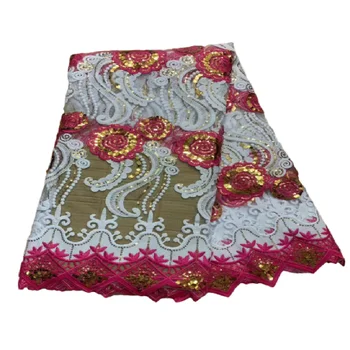 Mlieko Hodváb Afriky Čipky Textílie 2023 Kvalitné Francúzske Nigérijský Sequined Oka Textílie Pre Ženy, Večerné Šaty, Šitie