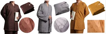 mních teplé meditácie oblečenie sady budhistické vyhovuje Položiť uniformy kung fu opát bojových umení unisex kvalitné zimné 3colors