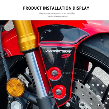 Motocyklové Príslušenstvo Živice proti Poškriabaniu Stráže Blatník Zahŕňa Ochranu Nálepka Pre Yamaha TRACER 9 2022 2023 3D Nálepka