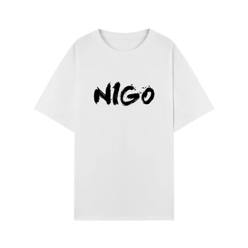 NIGO Biela Graffiti Krátky Rukáv T-shirt #nigo94589
