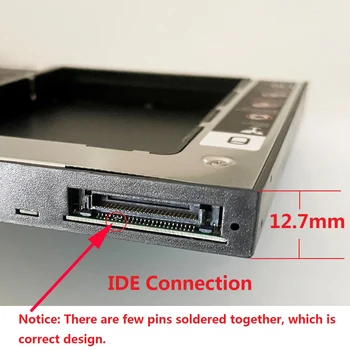 NIGUDEYANG 2. Pevného Disku HDD SSD IDE na SATA Optická bay Caddy Rám Zásobník na Stenu pre Acer Aspire 5100 5600 5920 5920G