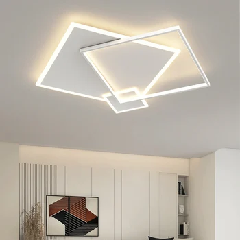 Nordic Stropné Lampy, Obývacia Izba Svetlo Jednoduchý Moderný Minimalistický Pravouhlé Led namontované na čítanie Osvetlenie obývacej izby, spálne, svetlo