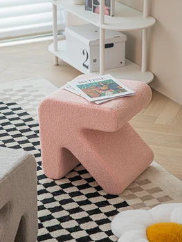 Online celebrity tvorivé šípku stolice Nordic vietor malé stoličky domácnosti dvere nízku stoličku zosilnené plastové montáž priestor pre topánky