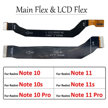 Originál Nové Pre Xiao Redmi Poznámka 10 10 11 11s Pro 4G 5G Hlavné FPC LCD Displej Pripojte Doske základná Doska Flex Kábel
