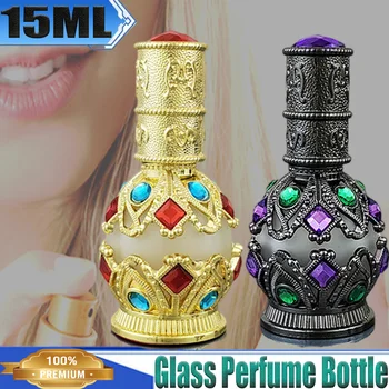 Parfum Spray Fľaša,15ML Prenosné Naplniteľné Kozmetické Náplň Zliatiny Sklenené Nádoby,Esenciálny Olej Cestovné Klasifikácia súprava Náradia