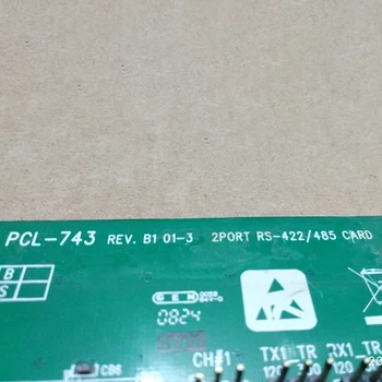 PCL-743 REV.B1 Pre Advantech RS422/485 KARTY 2-Port Komunikácie Karty Vysokej Kvality Rýchlu Loď