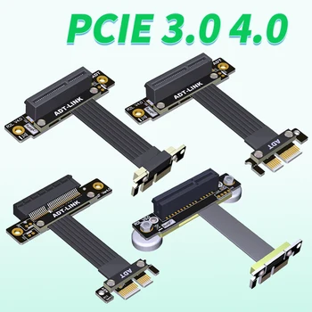 PDO Stúpačky PCI Express 4.0 3.0 1x Až 4x , PCIe X4 NVMe SSD, LAN, USB, Kariet PCI-e X1 Závlačky Vertikálne Predlžovací Kábel R12