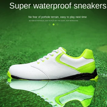 PGM golfové topánky priedušná anti-slip stielka patent kopačky, super nepremokavé tenisky