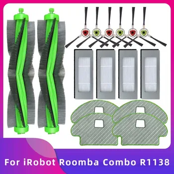 Pre iRobot Roomba Combo R113840 R1138 Vysávač Náhradné Hlavné Bočné Kefa Hepa Filter Mop Handričkou Rag WipeAccessories Časť