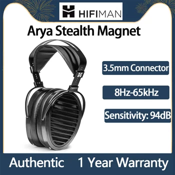 Pôvodné HIFIMAN Arya Stealth Magnet Verzia Over-Ear Planárne Magnetické Slúchadlá pre milovníkov hudby Plnej Veľkosti, Hi-Fi, dom a Štúdio