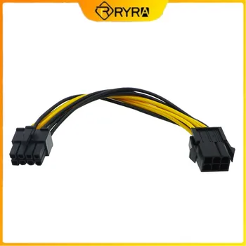 RYRA PCI Express PCIE Grafická Karta 6Pin Na 8pin Grafické Karty Napájací Adaptér 6P Na 8P Grafickú Kartu, Napájanie Predlžovací Kábel