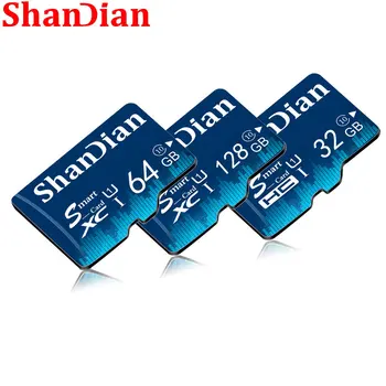 ShanDian nové Inteligentné sd karta 32GB 64GB 128GB class10 Smartsd TF karty 16 GB 8 GB TF Pamäťovej karty, Externého disku Pre Smart Telefón, Fotoaparát