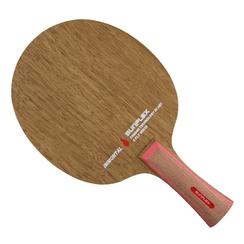 SUNFLEX NESMRTEĽNÝ, Stolný Tenis Raketa 5 vrstvové drevo dlhé zvládnuť krátku rukoväť PingPong čepeľ