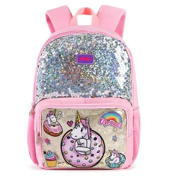 Unicorn Lesk Flitrami Kawaii Bookbag Roztomilý Satchel Bag Školy Anime Batoh pre Dievčatá Laptop Taška Deti Deti Zš Taška