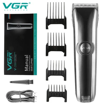 VGR Hair Clipper Profesionálna vlasová Rezací Stroj Zastrihávač Chĺpkov Nastaviteľné Bezdrôtový Dobíjacie V 288