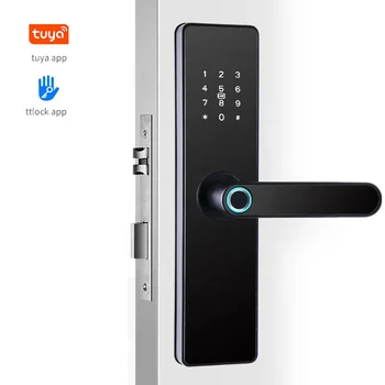 Vysoká Bezpečnosť Proti Krádeži smart dverí zamky tuya wifi biometrické Inteligentné ttlock elektronický kľúč smart zámky