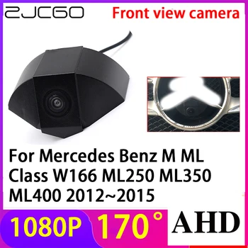 ZJCGO AHD 1080P 170° LOGO Parkovanie Spredu Fotoaparát Vodotesný pre Mercedes Benz M ML Triedy W166 ML250 ML350 ML400 2012~2015
