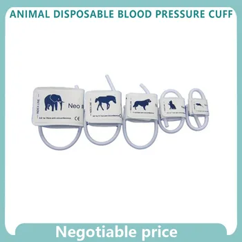 Zviera jednorazové krvný tlak manžety, veľkosti 1-5 zvieratá nemocnice dodávky Sphygmomanometer meranie krvného tlaku 5 KS/BOX