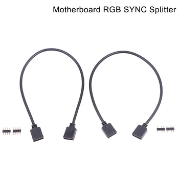 Základná doska RGB SYNC Splitter 12V 4Pin 5V 3Pin RGB/ARGB SYNC HUB, Prenos Predlžovací Kábel PC Prípade Príslušenstvo