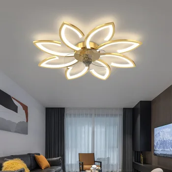 Škandinávsky tvorivé ventilátor stropné svetlo diaľkové ovládanie vnútorné osvetlenie obývacia izba, stropný ventilátor so svetlom ventilátor